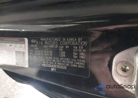 2019 Kia Soul ! z USA, uszkodzony, nr VIN KNDJX3AA0K7653026